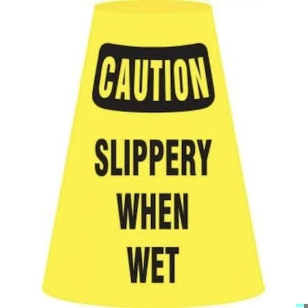 Accuform Traffic Cone Cuff Sleeve, For Use With Standard 18 in and 28 in High Traffic Cones FBC920E